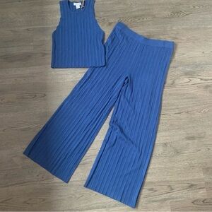 House of Harlow 1960 Ribbed Knit Two Piece Set